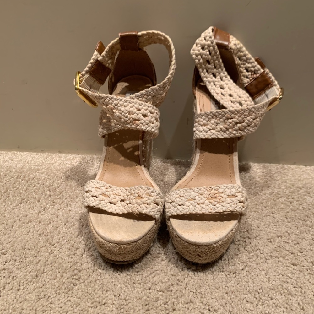 Steve Madden wedge  espidrilles